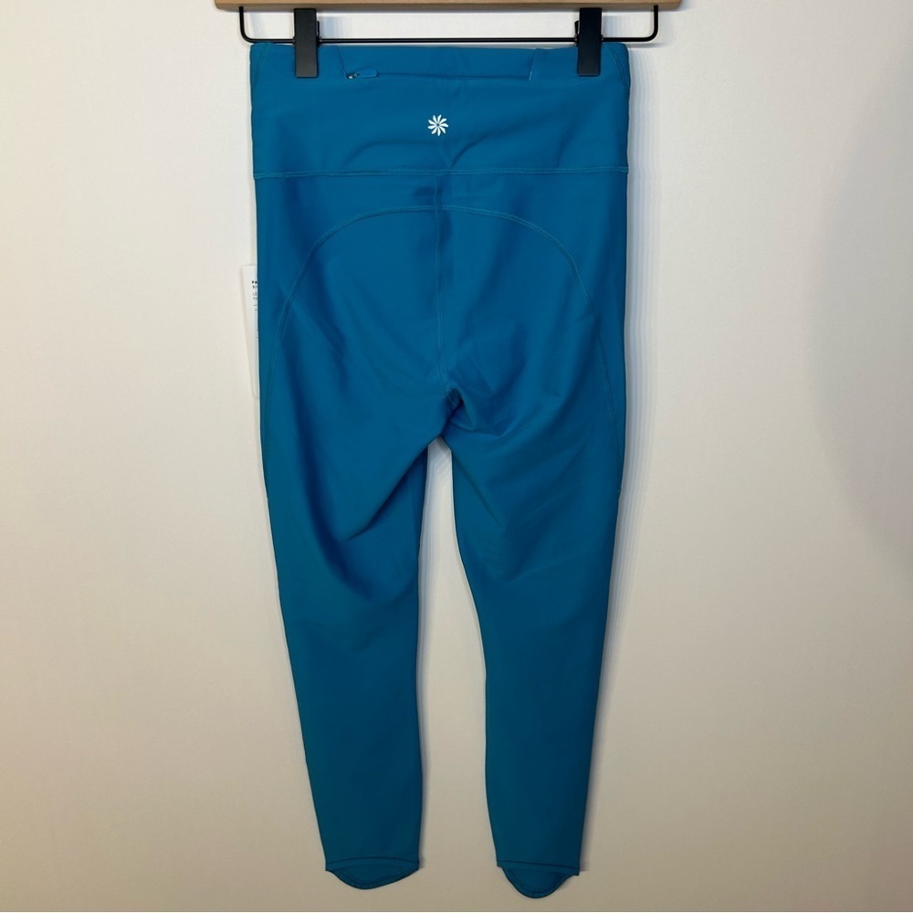 *NWT* Athleta Pacesetter 7/8 Tights in Teal Blue, Size XS Leggings - Picture 10 of 16